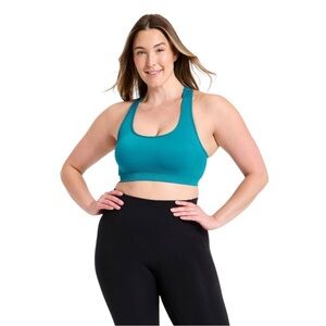 All In Motion Racerback Medium Support Sports Bra XL